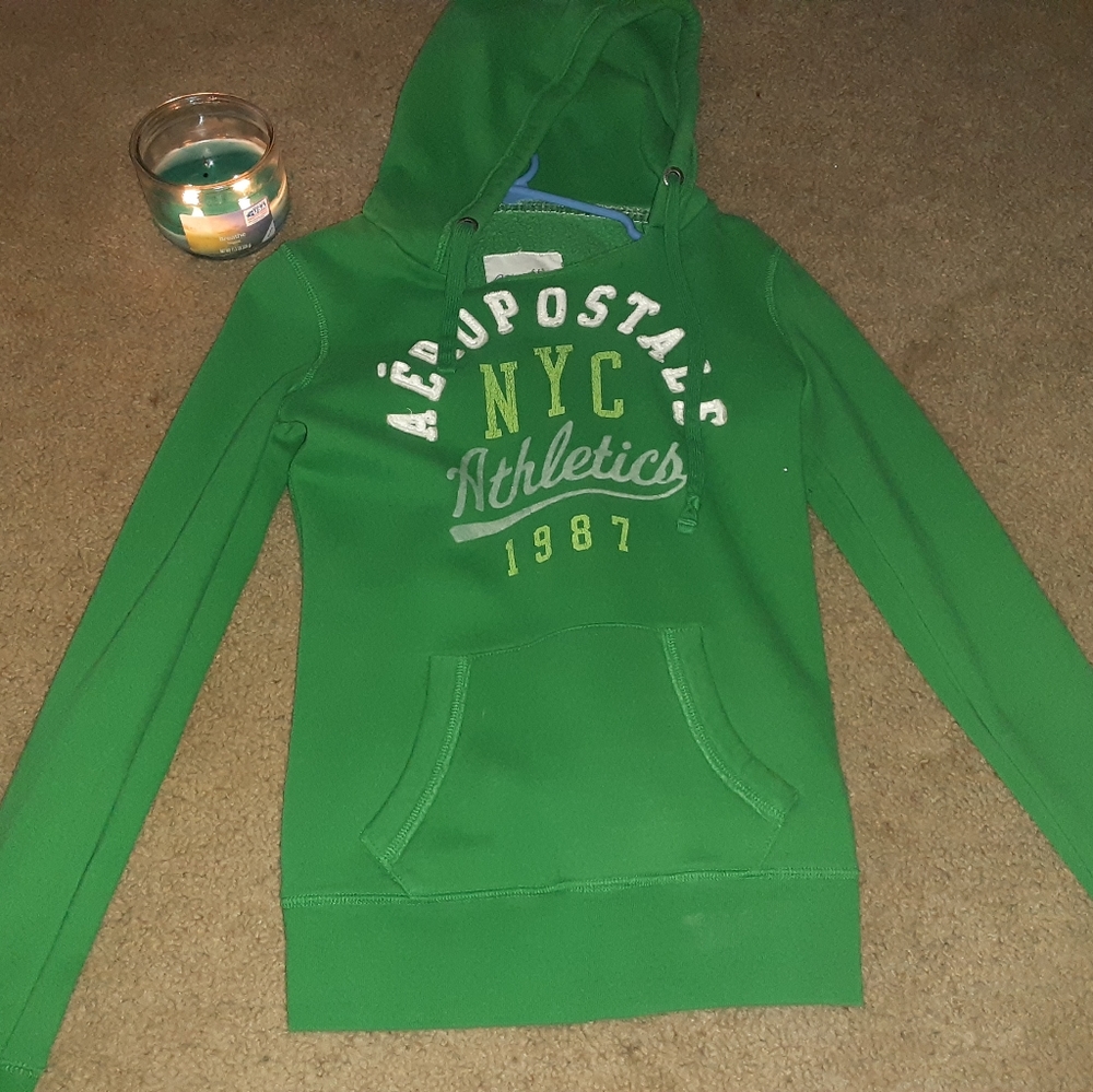 Green aeropostale hoodie